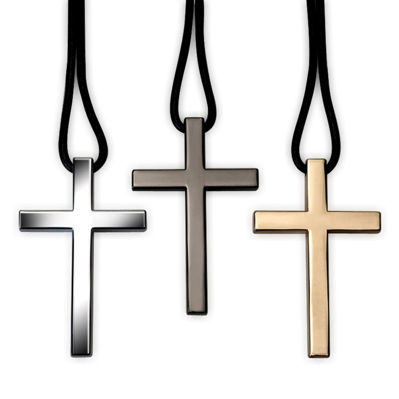 Cross Hanging Ornaments for Car Rear View Mirror, Cross Metal