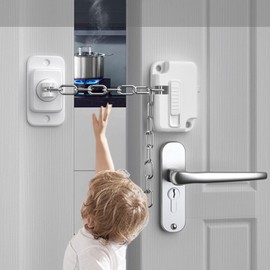 Window Restrictor Lock 2pcs Window Safety Locks for Child Pets No Drill Installation Adjustable 6cm-25cm Window Stoppers Fits UPVC, Wooden, Aluminium, Sliding Window