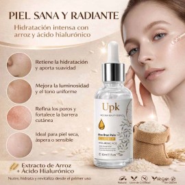 Serum De Arroz Upk cido Hialurnico Minimiza Poros 30ml Todo Tipo De Piel Da