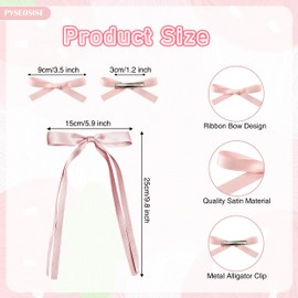 18 Stück Mini Schleife Haarspangen, Kleine Haarschleifen für Damen, 3 Farben Satinschleifen Haarclips Kleine Haarschleife Haarschmuck Süß Haarspange Schleife für Langes Kurzes Haar