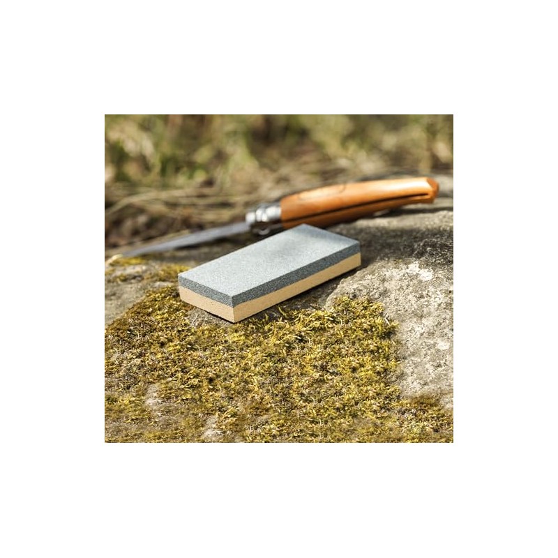 Coghlan's Compact Dual-Sided Sharpening Stone – Portable Whetstone for Knives,