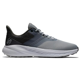 FootJoy Men's FJ Flex Golf Shoe, Grey/Charcoal, 7