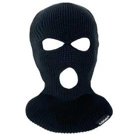3 Hole Ski Mask for Men Women Winter Wool Balaclava Warm 2 in 1 Knit Balaclava Beanie Hat Knitted Face Cover Mask Headwear Black One Size