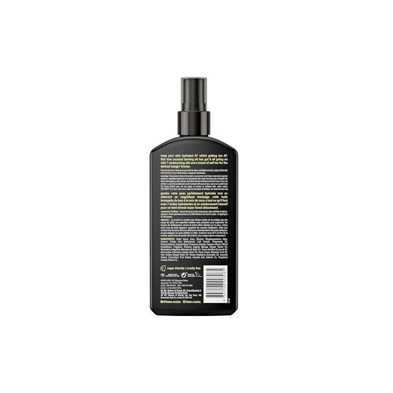 B.Tan Tanned AF Intensifier Dry Tanning Oil For Unisex 8