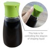 EIKS 2 Set Glass Cruet Bottles Dispenser for Olive Oil