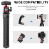 Universal Flexible Camera Tripod Stand with Cold Shoe Phone Mount