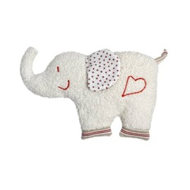 Efie Spelt Grain Heat Cushion Elephant Material from Controlled Organic Cultivation, 100% Made in Germany