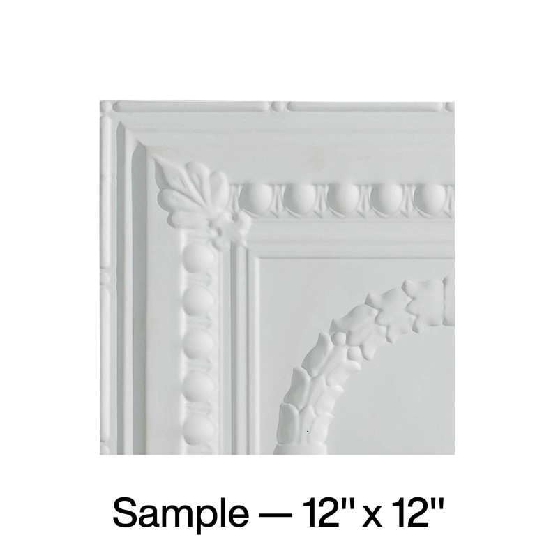 Fasade - 2ft x 4ft Rosette Glue Up Ceiling Tile/Panel