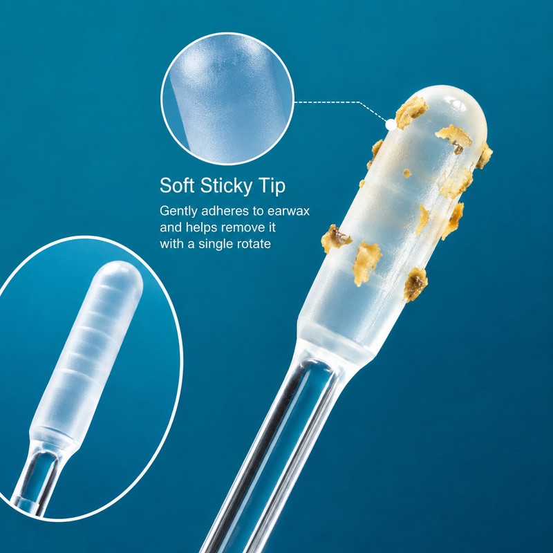 Sticky Ear Cleaning Tool for Personal Care – Reusable Plastic