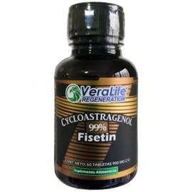 VERALIFE | Suplemento Alimenticio - Cicloastragenol y Fisetin - 60 Tabletas | 100gr Multivitaminico para Hombres - Multivitaminico para Mujer | Nutricion y Energia para tu Organismo