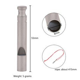 CXNXFD Titan Signal Whistle with Lanyard, Loud for Outdoor Camping, Outdoor, Hiking, Hunting, Emergency Survival, Loud Volume