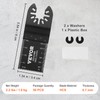 VEVOR 50PCS Oscillating Saw Blades, Universal Quick Release Oscillating Saw