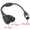 OpenII 7 Pin DIN Splitter Cable 7 Pin Male to