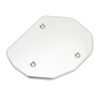 Motorcycle Side Stand Extension Plate Aluminum Alloy Gray Rustproof Replacement