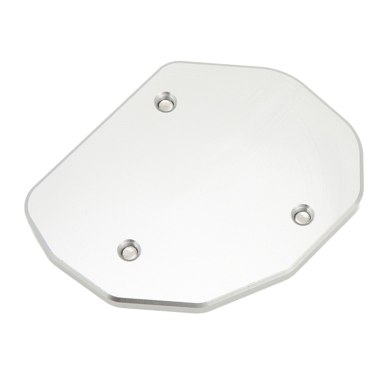 Motorcycle Side Stand Extension Plate Aluminum Alloy Gray Rustproof Replacement
