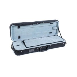 GEWA Aspirante 3/4 Oblong Black Violin Case - Foam Shell & Carbon-Optic Exterior