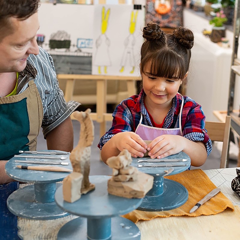 Nanaborn Stainless Steel Clay Modelling Tool Kit Pottery Clay Carving