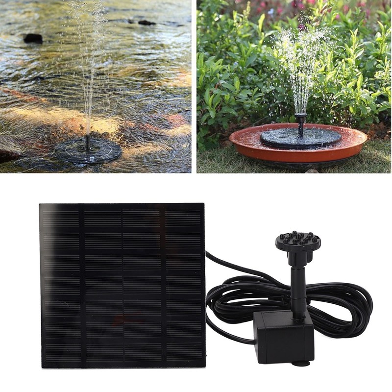 Solar Water Pump Maximum 120cm Head 70cm Height Dry Operation