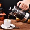 Stainless Steel Glass Coffee Pot French Press Filter Pot Household