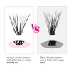 Lash Clusters Extensions 30D Individual Cluster Lashes Black DIY Eyelash