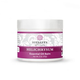 Vitality Extracts Helichrysum Balm - 2oz, Helichrysum Gymnocephalum, Beeswax, Almond Oil, Ultra-Moisturizing, Skin Healing, Full Body Hydration