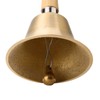 Hand bell, table bell with wooden handle, hand bell, classic