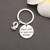 bobauna Daddy to Be Keychain Can't Wait To Meet You