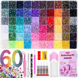 Ultimate Bedazzling Kit with 48000 Colorful Rhinestones