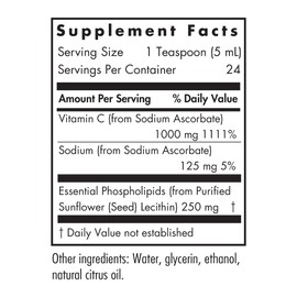 Allergy Research Group - Micro Liposomal C - Non-GMO Vitamin C, Bioavailable - 120 mL (4 fl oz)