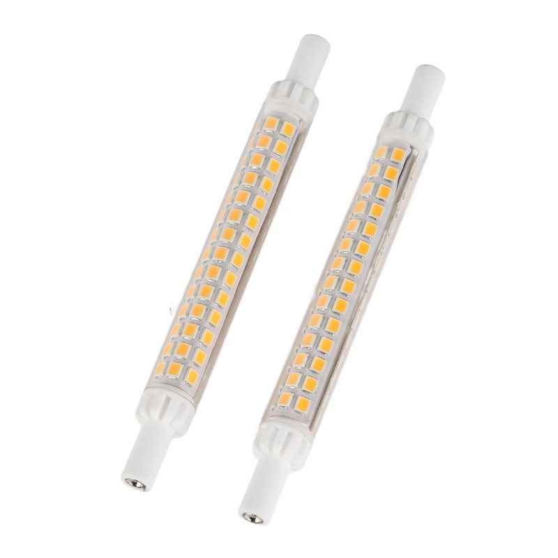 2Pcs R7S 98LED Bulb Double Ended 118mm Dimmable Flood Light