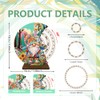 aderroo Diamond Art Calendar, Diamond Painting Calendar, Wooden Manual Rotating