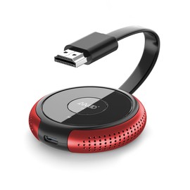 Wireless HDMI Transmitter, Need Connected with Wireless HDMI Receiver, match up to 8 Transmitter, Red