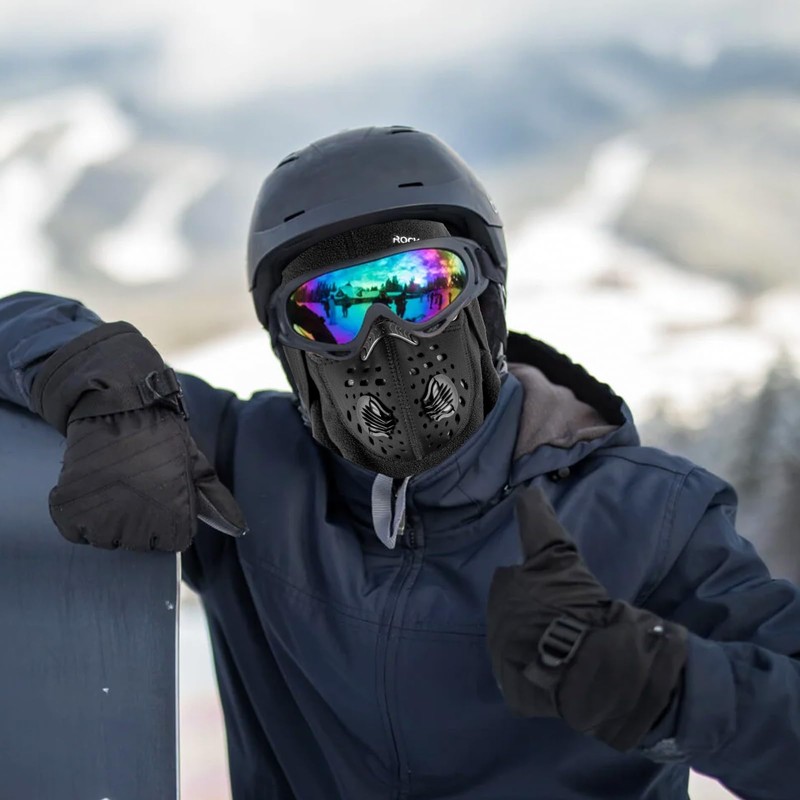 ROCKBROS Balaclava Ski Mask-Thermal Winter Mask for Cold Weather with