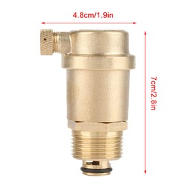 DN20 G3 / 4 Latón válvula automática de ventilación de aire para alivio de presión del calentador de agua solar, Válvula de purga de aire