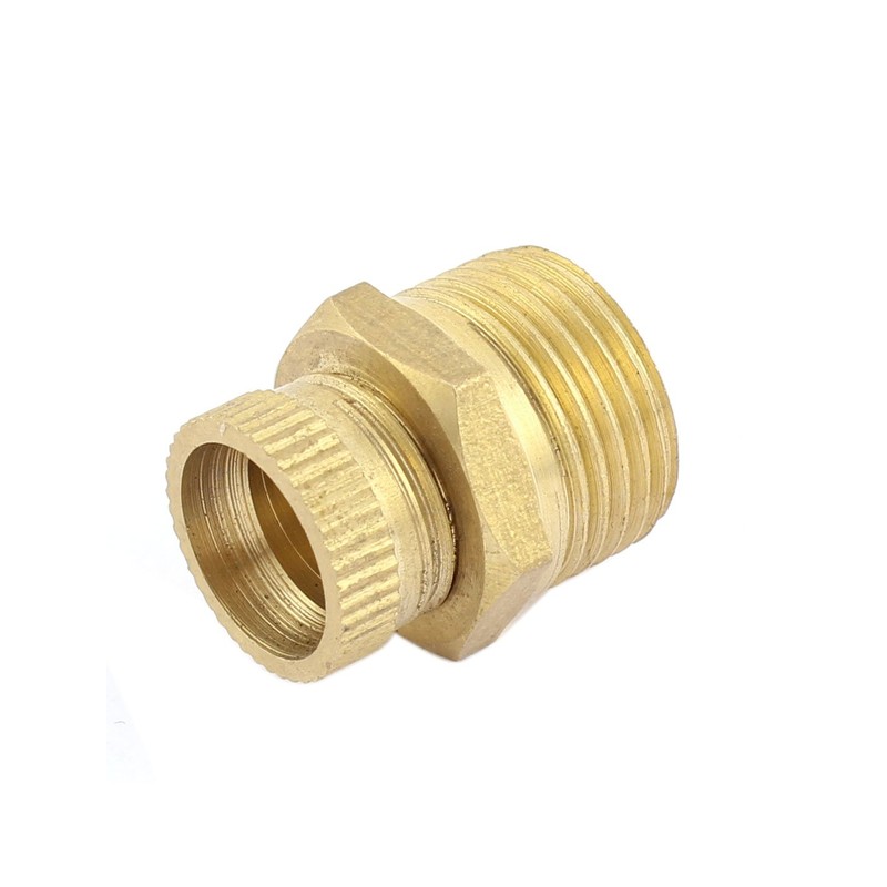 sourcingmap 3/8BSP Male Thread Air Compressor Part Security Water Drain