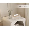 Tissue Box Cover Rectangular PU Leather Facial Tissue Dispenser Box