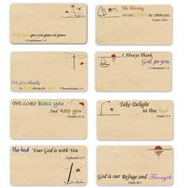 Bible Verse Name Tag Stickers 3.5x2.2 Inch Christian Name Tag Stickers Kraft Paper Motivational Quote Label Classroom School Supplies 240 Pcs