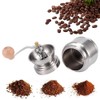Portable Stainless Steel Manual Coffee Grinder Convenient Adjustable Coffe Bean