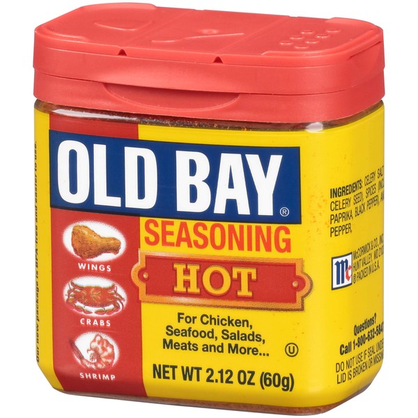 OLD BAY Hot Seasoning, 2.12 OZ (Pack of 12)