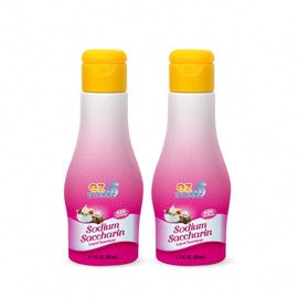 Sodium Saccharin (1.7oz - Liquid Sweetener 625 Servings/Bottle) | 2Pack)