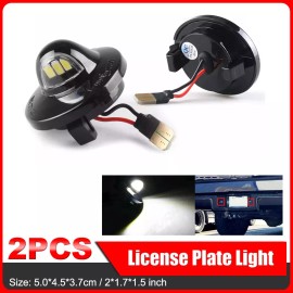 CHUSYYRAY 2x For Ford F150 F250 F350 LED License Plate Light Tag Lamp Assembly Replacement
