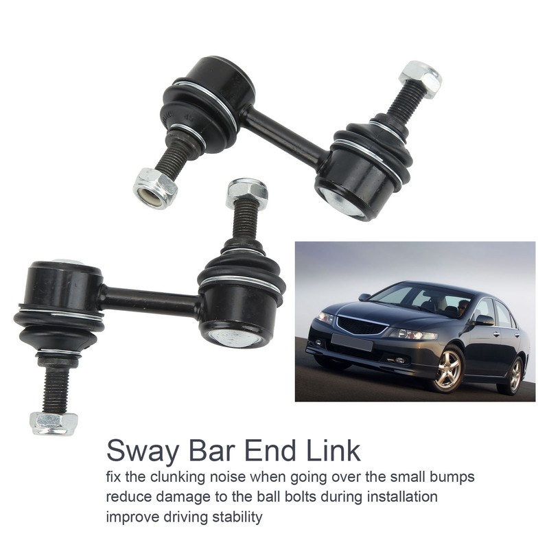 Pair Front Stabilizer Bar Link K90660 Noise Reduction Replacement for