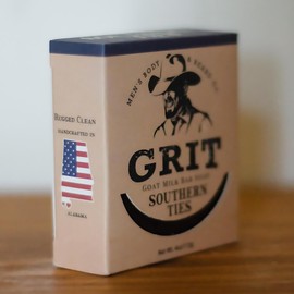 GRIT Goat Milk Soap Bar Southern Ties| All Natural | Dye-Free Soap Bar | Enriched with Nourishing Goat Milk | 4 oz