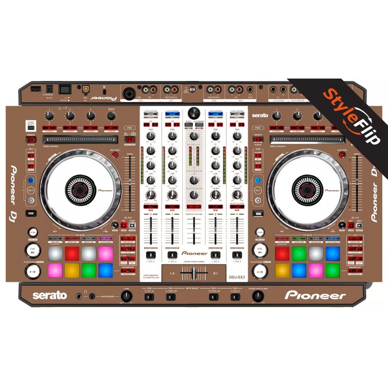 Pioneer DDJ-SX2 Skin | 7 Neutral Color Blocking | Protective