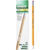 Dixon Oriole Woodcase Pencil, #2.5/F Medium Fine, Yellow Barrel, 12-Pack