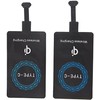 Yunseity Cargador inalámbrico Q I 2PCS para teléfono móvil Compatible