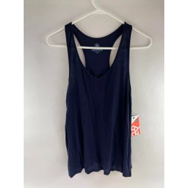 Refinery29 Tank Top Women's Size M Navy Blue Racerback Sleeveless Scoop Neck NWT