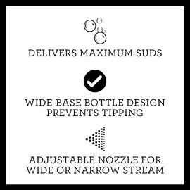 TriNova Foam Cannon for Pressure Washer - Original Wide Neck, Wide Base Heavy Duty Foam Gun for Detailing