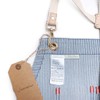 Jeanerlor Blue Striped Denim Aprons for Women and Men -