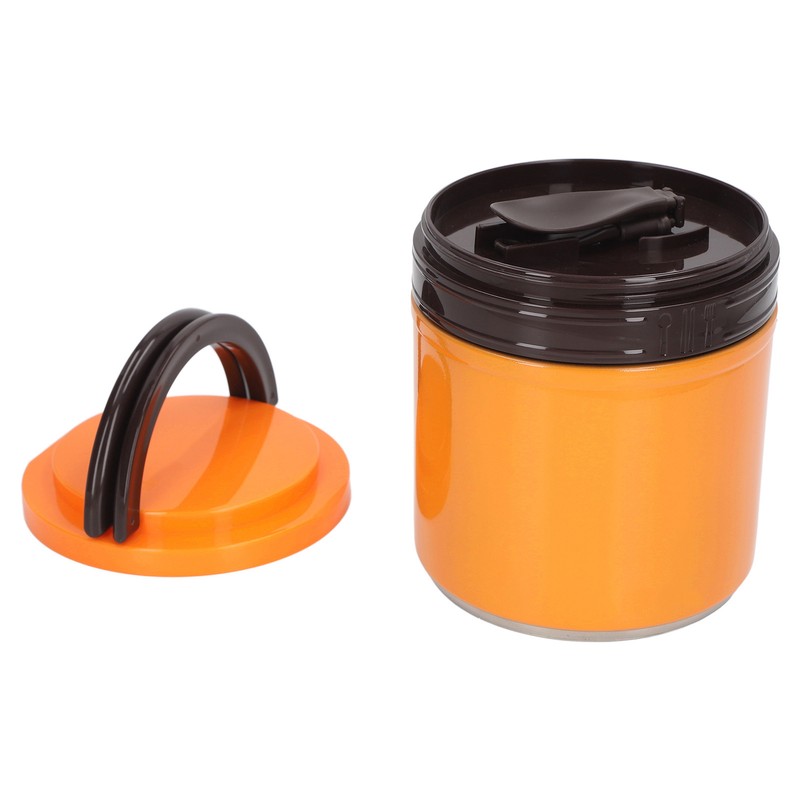 Insulated Food Jar 304 Stainless Steel Japanese Style Round Shape
